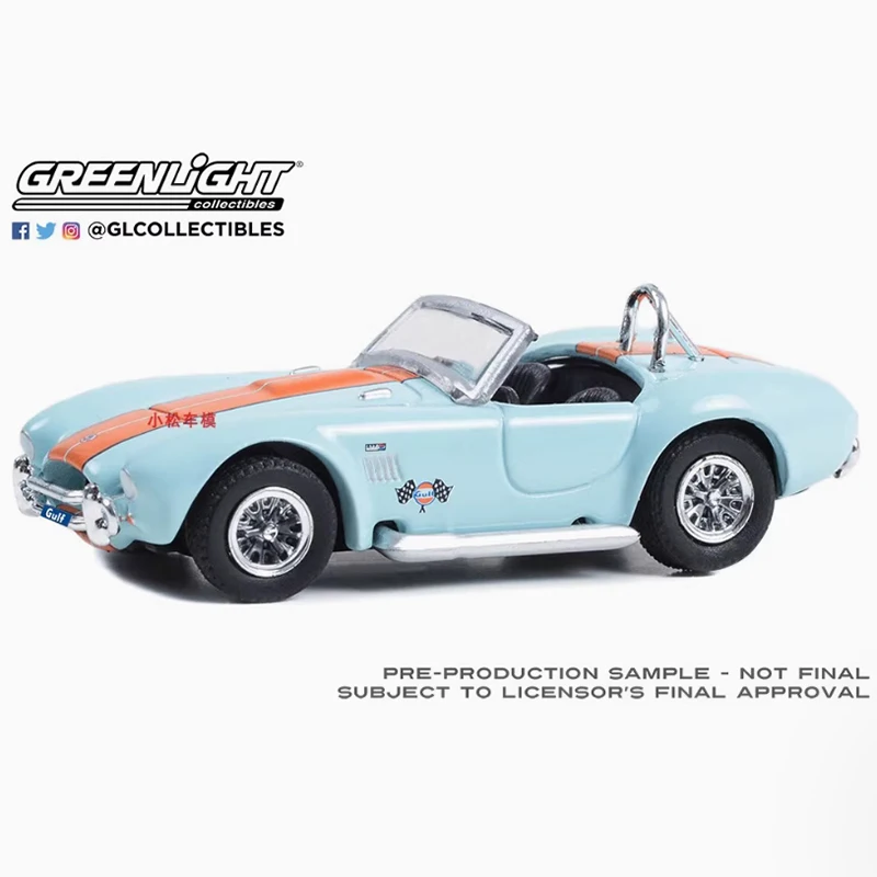 Литой под давлением сплав Greenlight 1:64 1965 SHELBY COBRA 427 S/C, коллекция моделей автомобилей, игрушки, подарки, сувениры
Литой под давлением сплав Greenlight 1:64 1965 SHELBY COBRA 427 S/C, коллекция моделей автомобилей, игрушки, подарки, сувениры