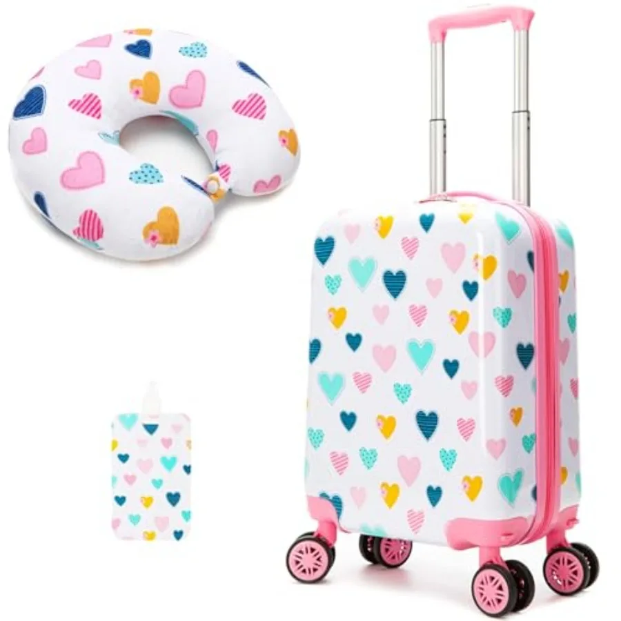Luggage with Spinner Wheels Carry on Suitcases for Girls 2 Pcs Luggage Sets 16" Toddler Suitcase for Rolling Suitcase Airline A
Luggage with Spinner Wheels Carry on Suitcases for Girls 2 Pcs Luggage Sets 16" Toddler Suitcase for Rolling Suitcase Airline A