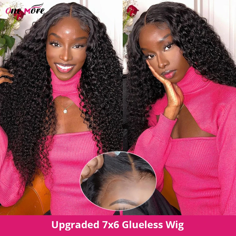 7x6 Pre Cut Lace Front Human Hair Wig Ready To Wear Wigs Kinky Curly Human Hair Wig PrePlucked Glueless Wig Ready To Wear
7x6 Pre Cut Lace Front Human Hair Wig Ready To Wear Wigs Kinky Curly Human Hair Wig PrePlucked Glueless Wig Ready To Wear