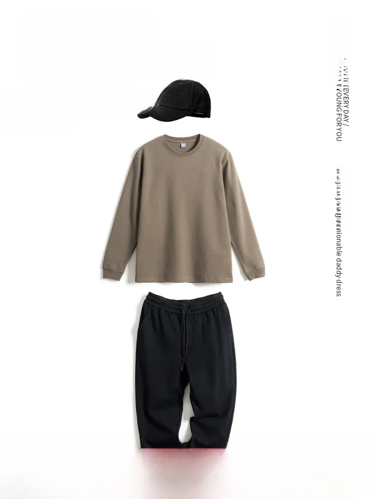 Spring Fashion Loose Fit Thickened Men's Set Casual Sportswear Long Sleeve Sweatshirt And Pants for Middle-Aged And Elderly
Spring Fashion Loose Fit Thickened Men's Set Casual Sportswear Long Sleeve Sweatshirt And Pants for Middle-Aged And Elderly