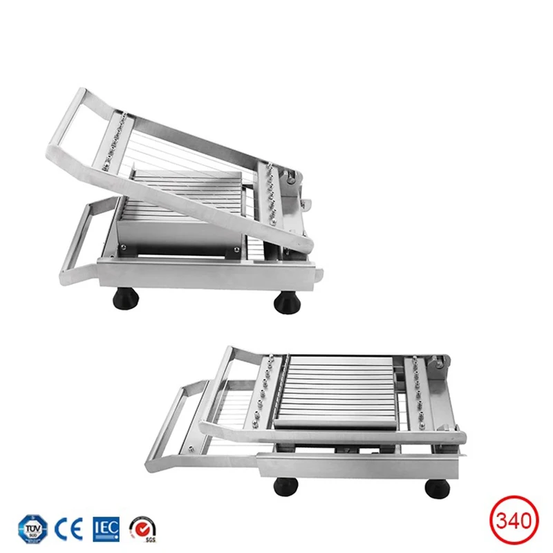 Chocolate Slicer Manual Commercial Dicer Zucchini Divider Stainless Steel Cutting Table NP-340
Chocolate Slicer Manual Commercial Dicer Zucchini Divider Stainless Steel Cutting Table NP-340