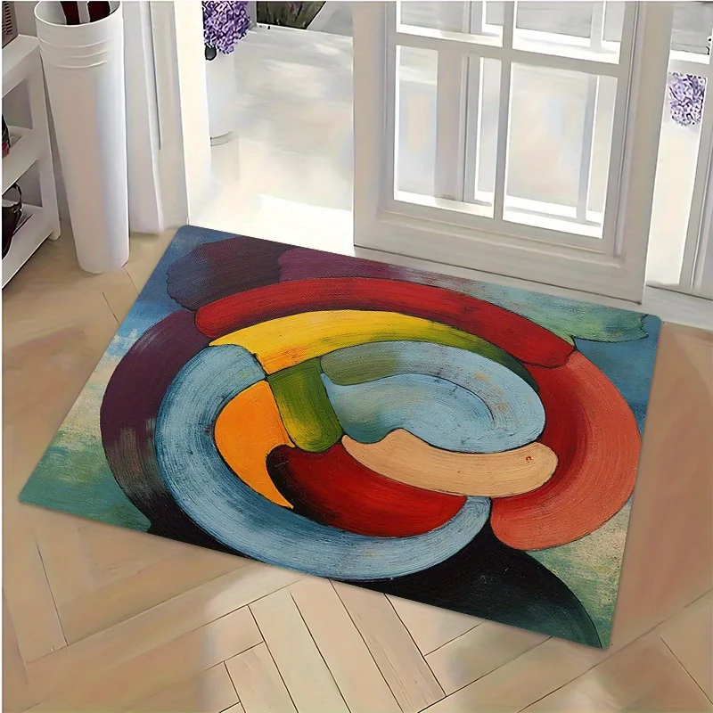 Modern Abstract Art Doormat for Entryway Home Decor Stylish Colorful Indoor Outdoor Welcome Rug 40x60cm
Modern Abstract Art Doormat for Entryway Home Decor Stylish Colorful Indoor Outdoor Welcome Rug 40x60cm