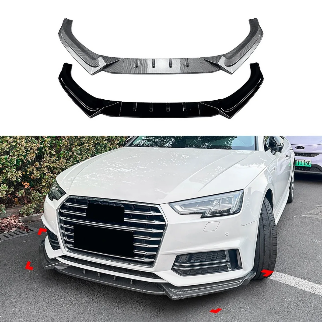 For Audi A4 B9 Pre Sline 2017 2018 2019 Front Bumper Front Lip Front Shovel Spoiler Exterior Modification Accessorie
For Audi A4 B9 Pre Sline 2017 2018 2019 Front Bumper Front Lip Front Shovel Spoiler Exterior Modification Accessorie