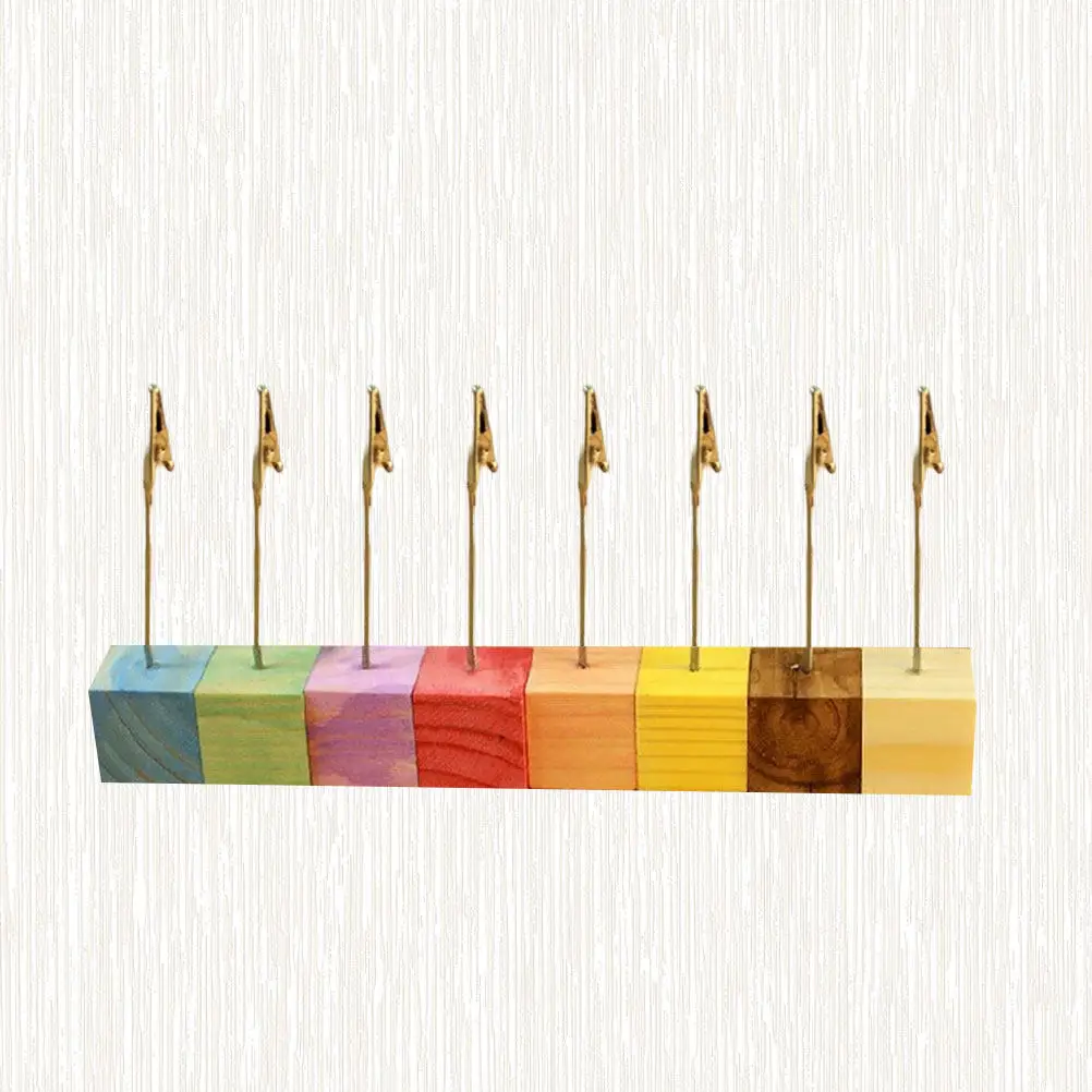 8Pcs Decorative Wooden Table Number Holders Spiral Top Memo Clips Stable Base for Wedding Bridal Shower Birthday Party Supplies
8Pcs Decorative Wooden Table Number Holders Spiral Top Memo Clips Stable Base for Wedding Bridal Shower Birthday Party Supplies