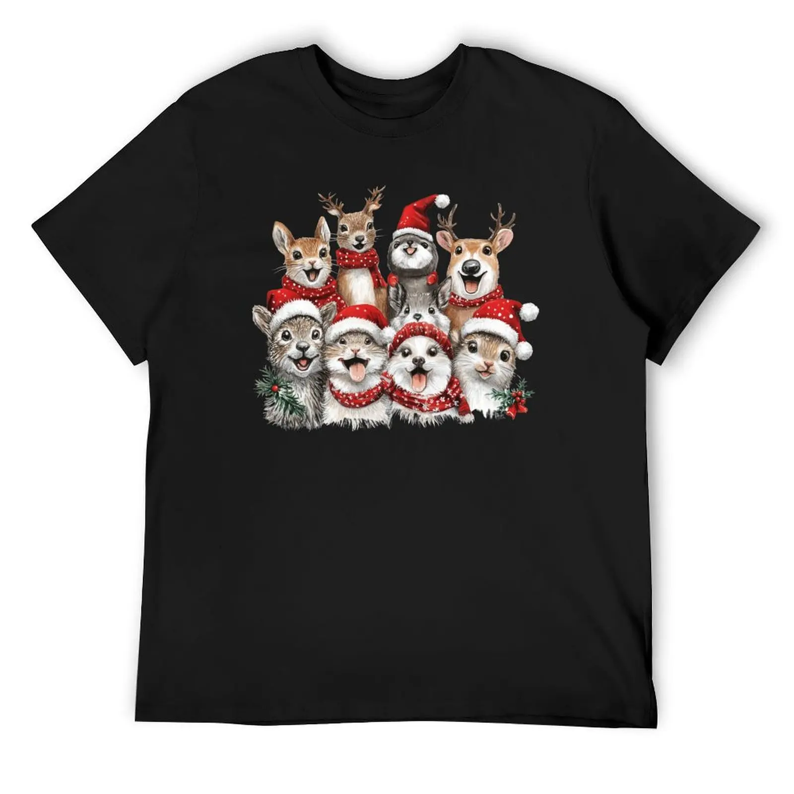 Festive Woodland Animal Choir T-Shirt animal prinfor boys sublime summer 2025 mens workout shirts
Festive Woodland Animal Choir T-Shirt animal prinfor boys sublime summer 2025 mens workout shirts
