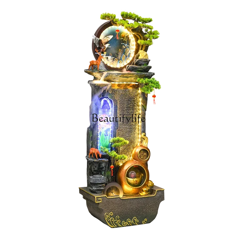 FG10Living Room Artificial Mountain Water Flowing Ornament Circulating Water Wealth-Attracting Fountain Floor Decoration
FG10Living Room Artificial Mountain Water Flowing Ornament Circulating Water Wealth-Attracting Fountain Floor Decoration