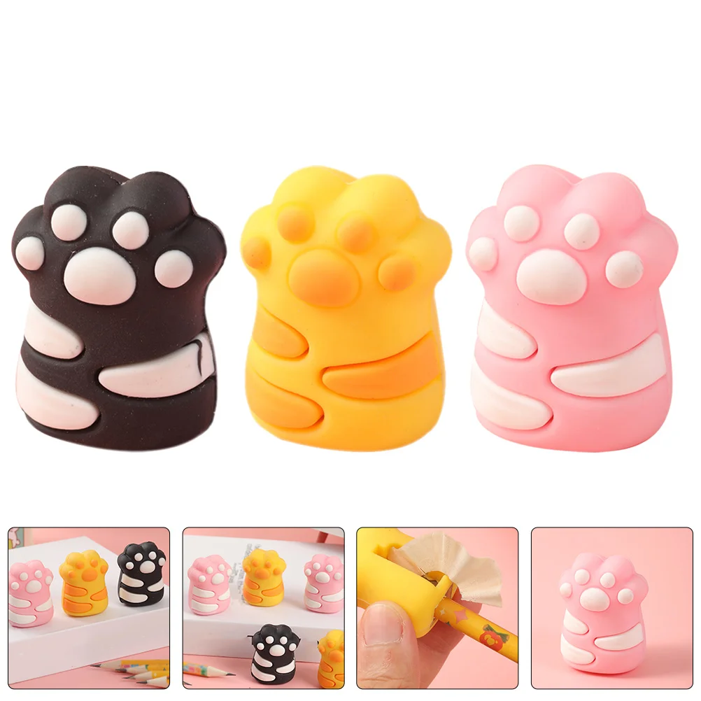 3 Pcs Pencil Sharpener Set Kids Stationery Kawaii Single Hole Sharpeners Plastic Cartoon Student Hand
3 Pcs Pencil Sharpener Set Kids Stationery Kawaii Single Hole Sharpeners Plastic Cartoon Student Hand