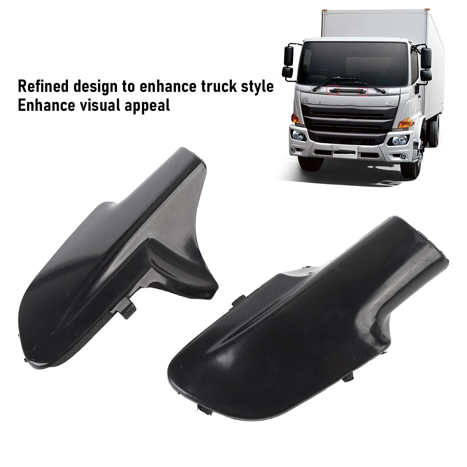 1 Pair Front Panel Handle Cover Stylish Black Left Right Exterior Truck Front Panel Handle Cap for Hino 500 Mega Ranger
1 Pair Front Panel Handle Cover Stylish Black Left Right Exterior Truck Front Panel Handle Cap for Hino 500 Mega Ranger