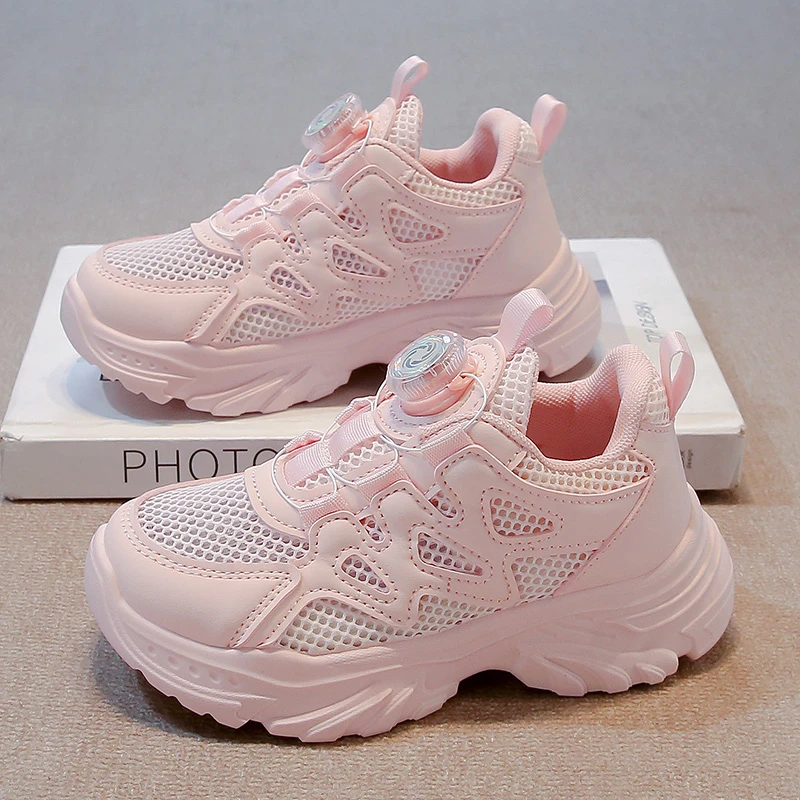 Kids Running Shoes Rotating Button Children Sports Shoes Mesh Breathable 2026 Brand New Children Sneakers Thick Comfortable
Kids Running Shoes Rotating Button Children Sports Shoes Mesh Breathable 2026 Brand New Children Sneakers Thick Comfortable