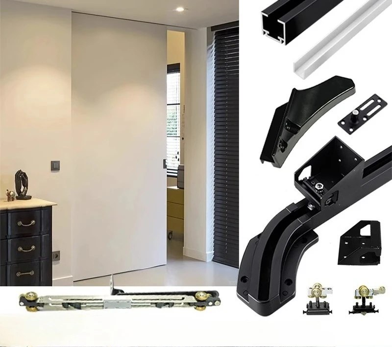 Internal Push Bus Door Sliding Slide Rail Cloakroom Master Bedroom Invisible Door Sliding Flat Track Hardware
Internal Push Bus Door Sliding Slide Rail Cloakroom Master Bedroom Invisible Door Sliding Flat Track Hardware