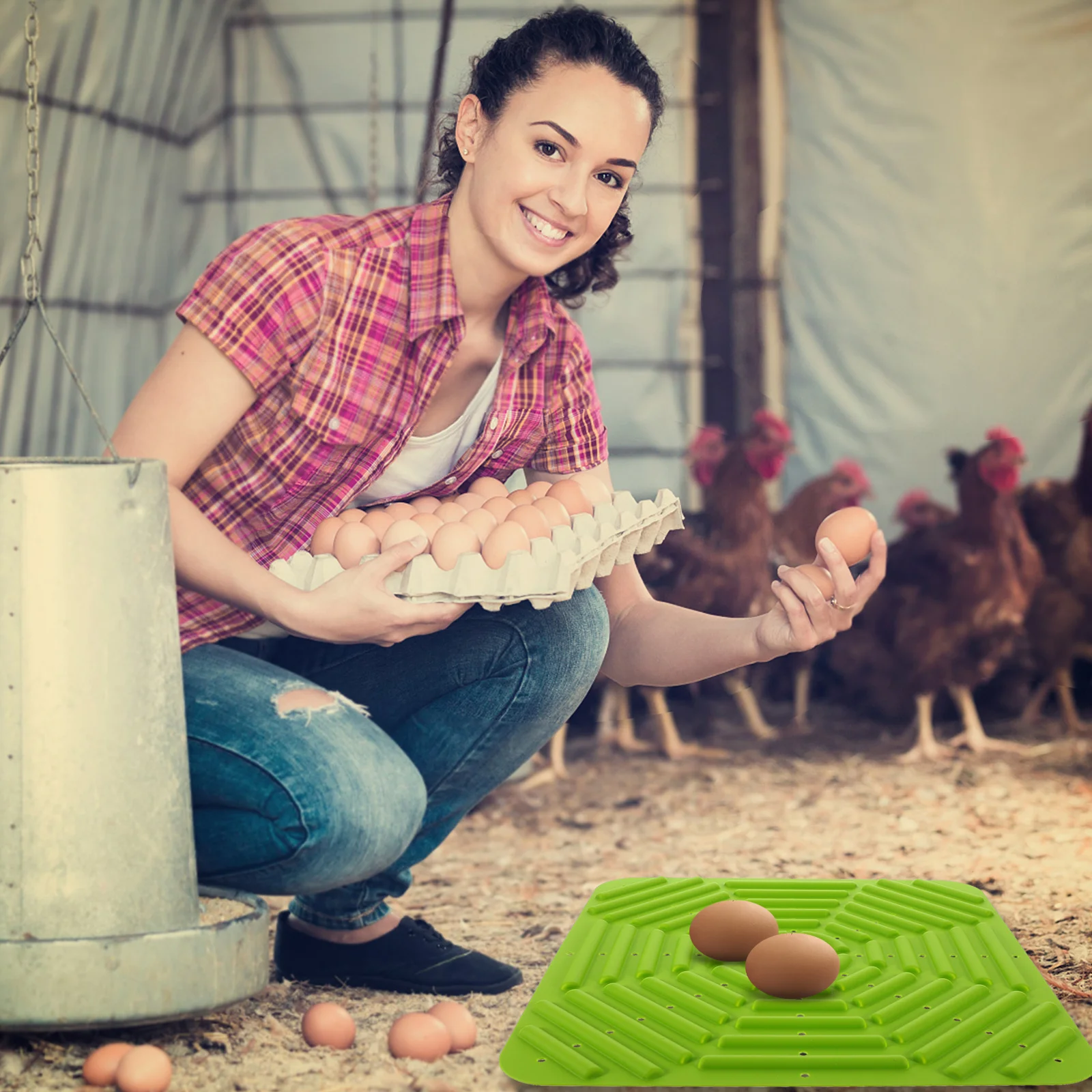 Chicken Nesting Box Silicone Pad Washable Durable Nest Mat for Coop Egg Protection Chicken Nesting Box Pads Laying Eggs Pads
Chicken Nesting Box Silicone Pad Washable Durable Nest Mat for Coop Egg Protection Chicken Nesting Box Pads Laying Eggs Pads