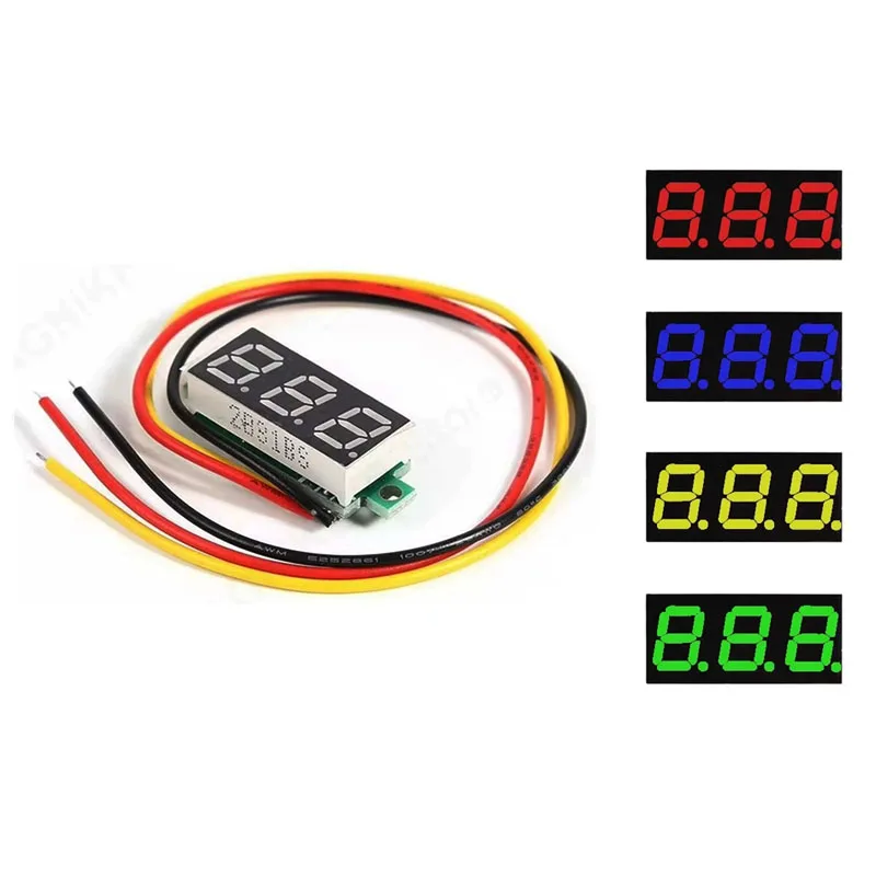 0.28 3-wire LED Mini Digital Voltmeter DC0-100V Reverse Protection Voltmeter Voltage Tester Panel Meter Voltage Tester Voltmeter
0.28 3-wire LED Mini Digital Voltmeter DC0-100V Reverse Protection Voltmeter Voltage Tester Panel Meter Voltage Tester Voltmeter