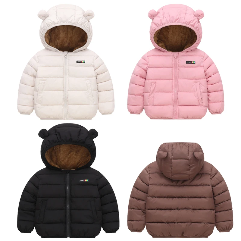 Boys Plus Velvet Coat Girls Thick Cotton Clothes Winter Warm Jacket Kid Hooded Outwear Children Casual Snowsuit New Teen Parkas
Boys Plus Velvet Coat Girls Thick Cotton Clothes Winter Warm Jacket Kid Hooded Outwear Children Casual Snowsuit New Teen Parkas