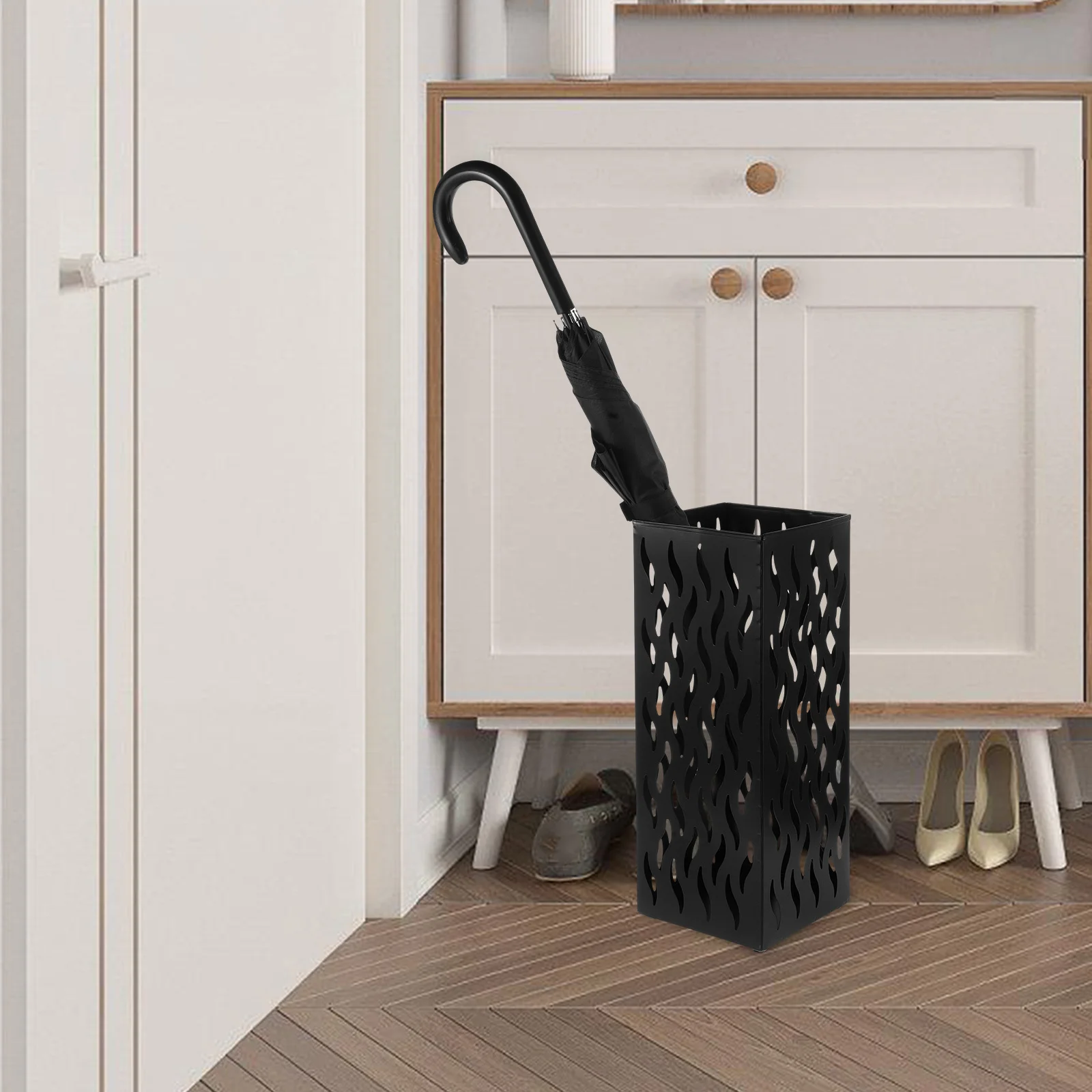 Multifunctional Metal Umbrella Stand Black Finish For Entryway Storage Walking Cane Organizer French Flower Vase Design Home
Multifunctional Metal Umbrella Stand Black Finish For Entryway Storage Walking Cane Organizer French Flower Vase Design Home