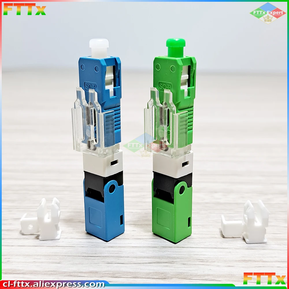 ESC250D FTTH SC APC and SC UPC Single-Mode Fiber Optic Quick Connector FTTH SM Optic Fast Connector
ESC250D FTTH SC APC and SC UPC Single-Mode Fiber Optic Quick Connector FTTH SM Optic Fast Connector