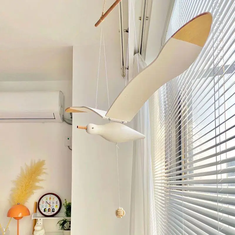 Flying Seagull Healing Hanging Decoration Children's Room Famous Hotel Creative Wooden Ceiling Decoration Room Hanging Decoratio
Flying Seagull Healing Hanging Decoration Children's Room Famous Hotel Creative Wooden Ceiling Decoration Room Hanging Decoratio