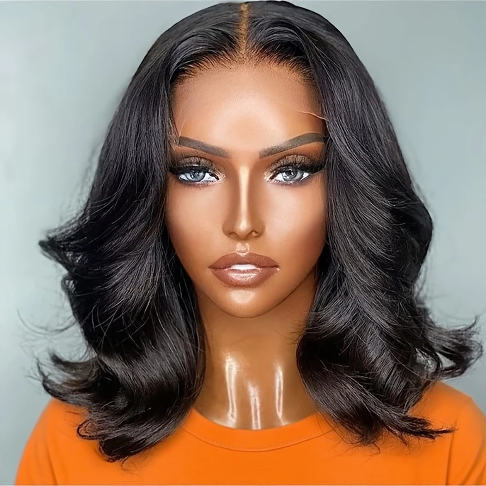 Brazilian No glue 13x4 HD Pre Cut Lace Body Wave Short Bob Wig 100% Human Hair 7x5 Glueless Ready To Wear Remy Hair Wig Wear And Go 220% Density For Black Women With Baby Hair
Brazilian No glue 13x4 HD Pre Cut Lace Body Wave Short Bob Wig 100% Human Hair 7x5 Glueless Ready To Wear Remy Hair Wig Wear And Go 220% Density For Black Women With Baby Hair