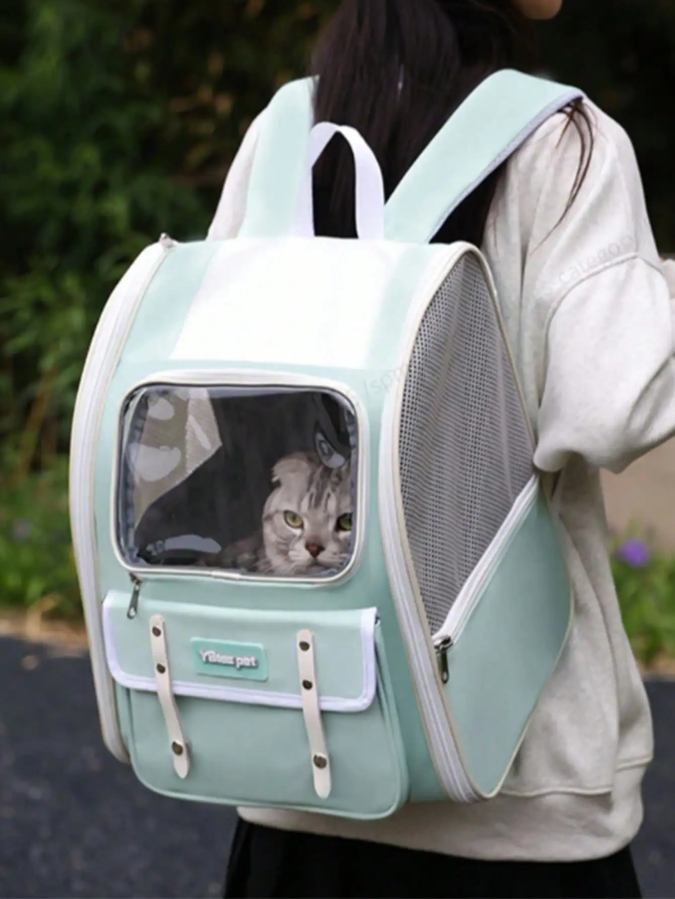 1pc Large Capacity Foldable Pet Carrier Bag, Outdoor Pet Transporter Case, Portable Pet Airline Approved Kennel Cat Carrier Cat Bag
1pc Large Capacity Foldable Pet Carrier Bag, Outdoor Pet Transporter Case, Portable Pet Airline Approved Kennel Cat Carrier Cat Bag