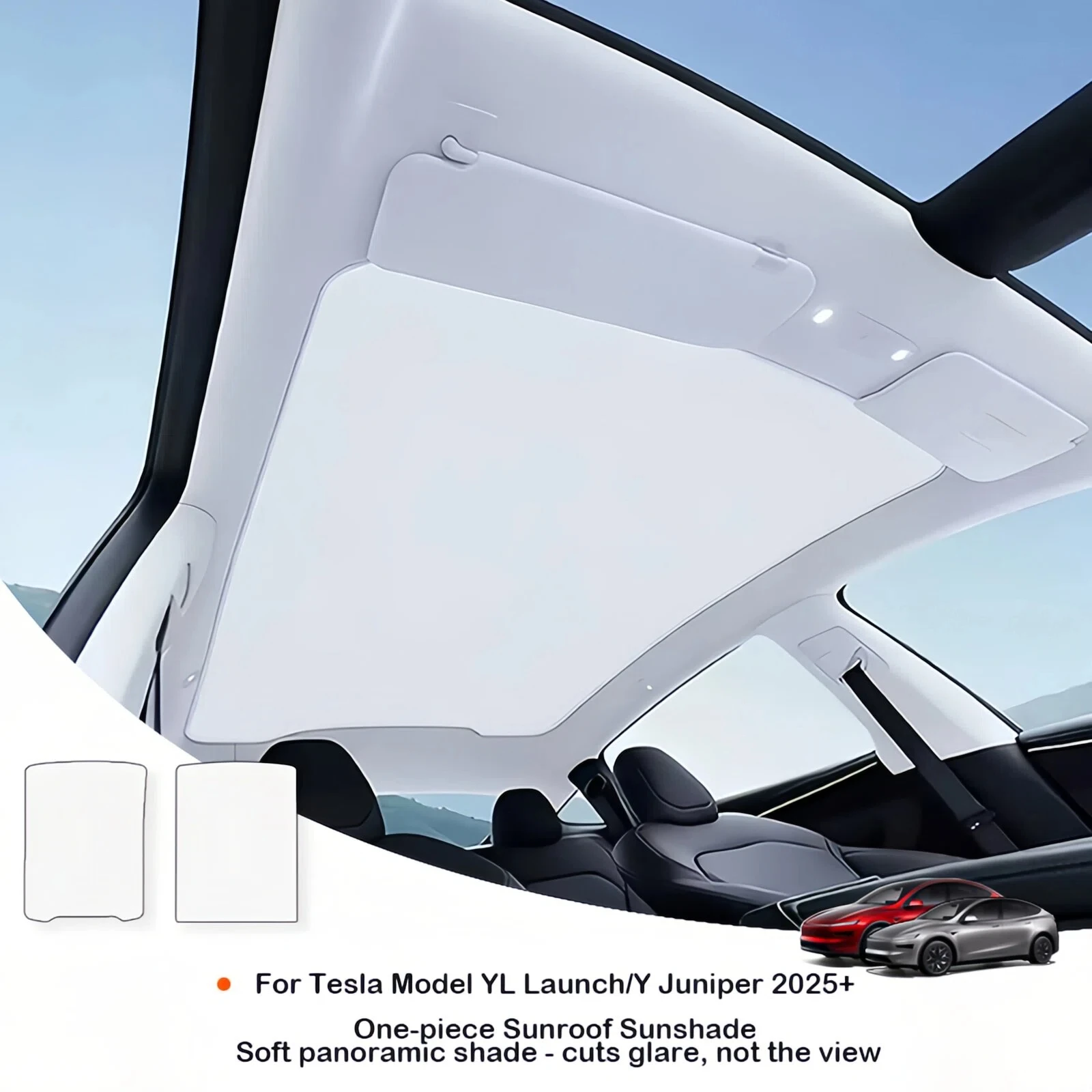 For Tesla Model YL Launch/ Y Juniper 2025 New version of Integrated Panoramic Sunroof Sun Protection Thermal Insulation Sunshade
For Tesla Model YL Launch/ Y Juniper 2025 New version of Integrated Panoramic Sunroof Sun Protection Thermal Insulation Sunshade