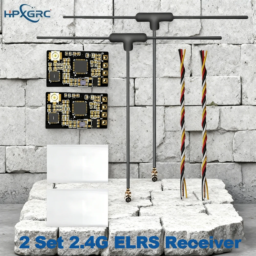 2 Set HPXGRC 2.4G ExpressLRS ELRS Receiver - for FPV Freestyle Long Range Drones High-Speed Signal RC DIY Parts
2 Set HPXGRC 2.4G ExpressLRS ELRS Receiver - for FPV Freestyle Long Range Drones High-Speed Signal RC DIY Parts