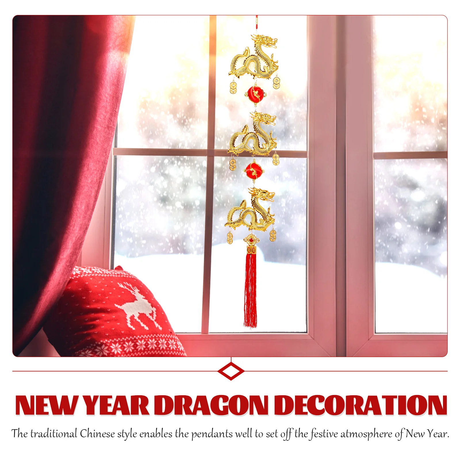 2024 Year Of Pendant Chinese New Year Hanging Ornament Spring Festival Decorative Dragon Ornament For Home Wall Car Door Chinese 
2024 Year Of Pendant Chinese New Year Hanging Ornament Spring Festival Decorative Dragon Ornament For Home Wall Car Door Chinese