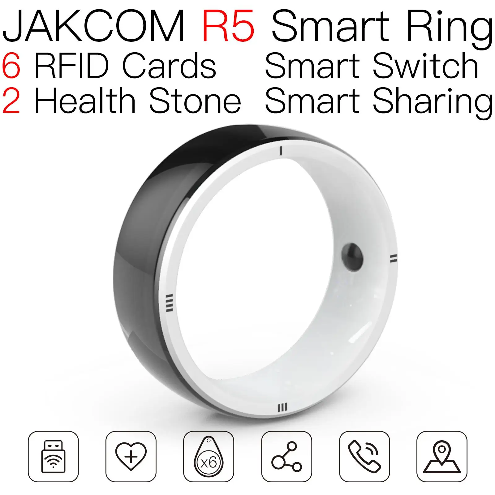Умное кольцо JAKCOM R5, новый продукт бытовой электроники, умный носимый браслет для устройства 200003486
Умное кольцо JAKCOM R5, новый продукт бытовой электроники, умный носимый браслет для устройства 200003486