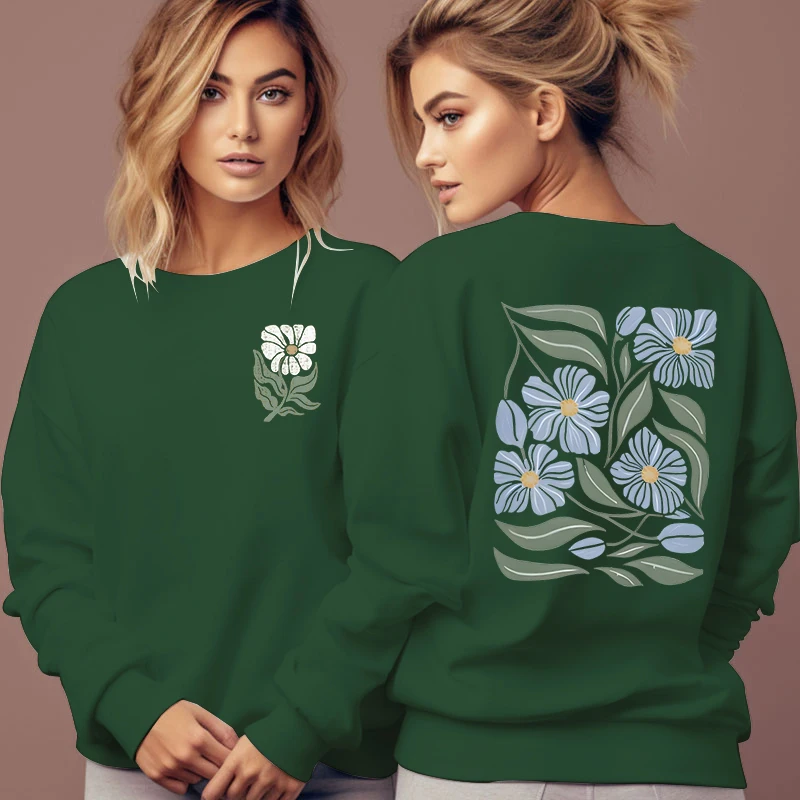 Fashion Bohemia Women Sweatshirts Vintage Aesthetics Floral Print Hoodies Autumn Winter Crew Neck Flowers Style Female Pullover
Fashion Bohemia Women Sweatshirts Vintage Aesthetics Floral Print Hoodies Autumn Winter Crew Neck Flowers Style Female Pullover