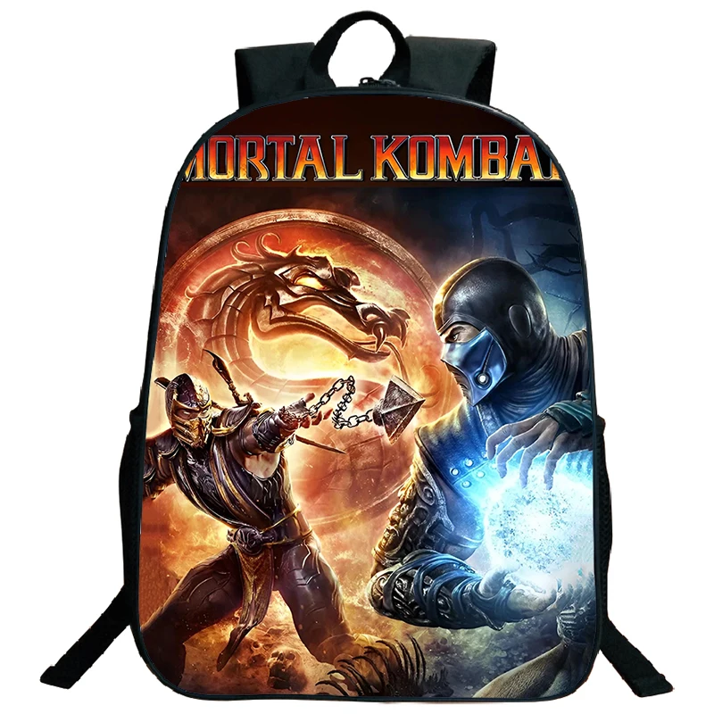 Водонепроницаемый рюкзак для мальчиков, вместительный студенческий портфель с принтом игры Mortal Kombat, школьный ранец для подростков и путешествий
Водонепроницаемый рюкзак для мальчиков, вместительный студенческий портфель с принтом игры Mortal Kombat, школьный ранец для подростков и путешествий