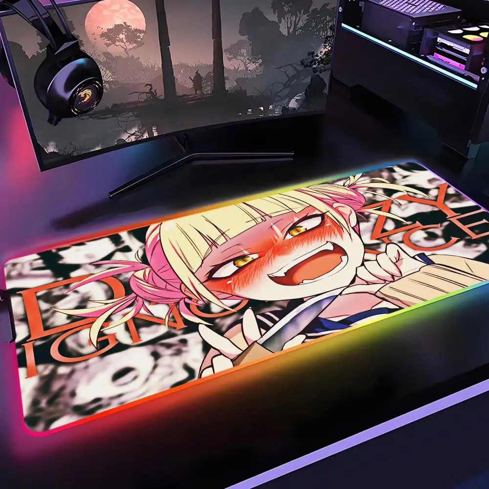 Коврик для мыши Himiko Toga, геймерский настольный коврик с RGB-подсветкой, светодиодный коврик для мыши, игровые аксессуары, настольный коврик, большой коврик для мыши с подсветкой
Коврик для мыши Himiko Toga, геймерский настольный коврик с RGB-подсветкой, светодиодный коврик для мыши, игровые аксессуары, настольный коврик, большой коврик для мыши с подсветкой