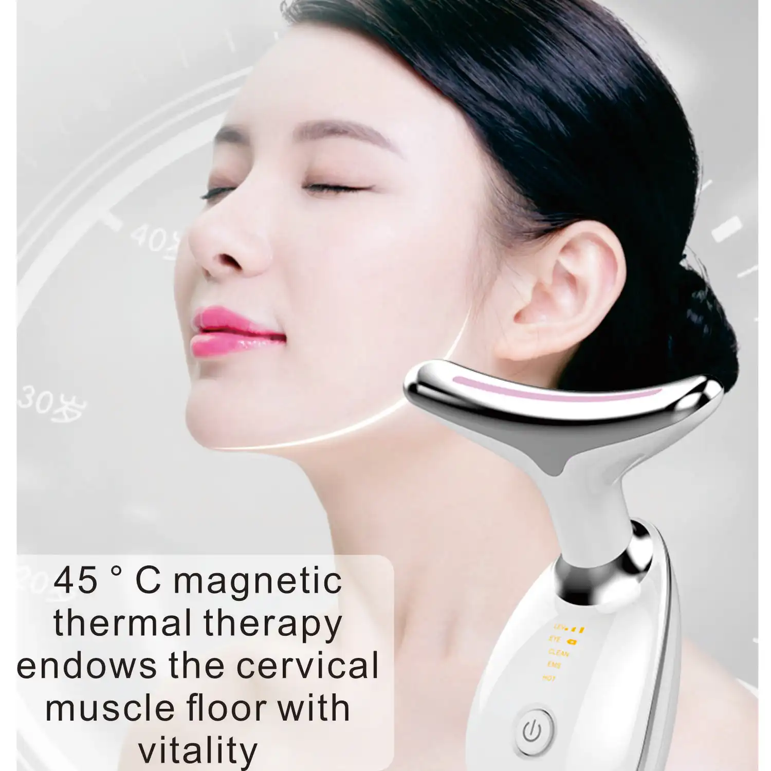 7-color portable facial massager enhances skin tightening, home skincare, facial shaping tool, neck massager
7-color portable facial massager enhances skin tightening, home skincare, facial shaping tool, neck massager
