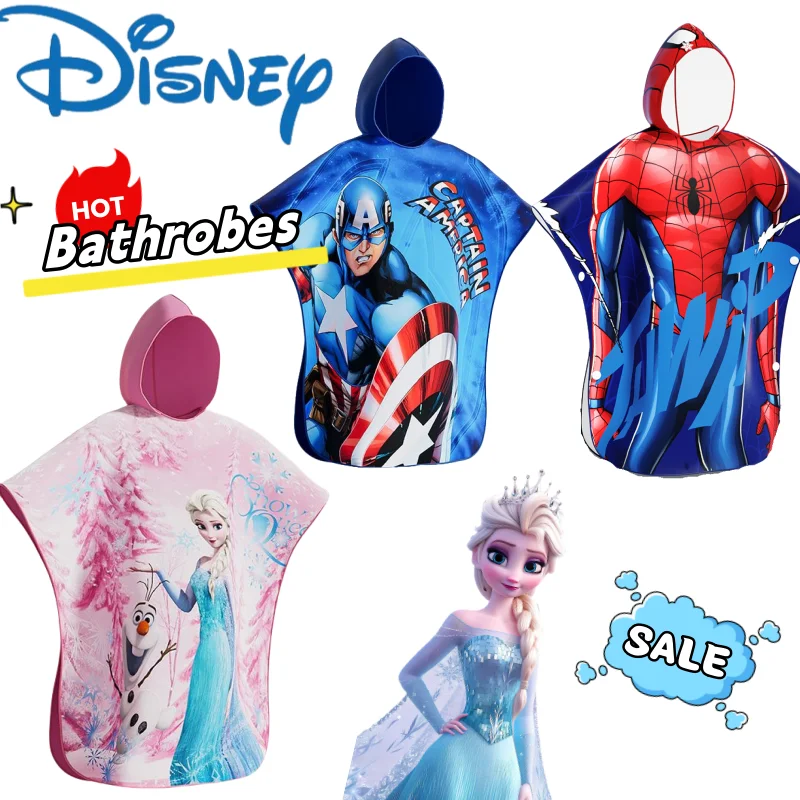 Elsa Spiderman Captain America cute cartoon creative kawaii absorbent quick-drying breathable children's periphery bathrobe
Elsa Spiderman Captain America cute cartoon creative kawaii absorbent quick-drying breathable children's periphery bathrobe