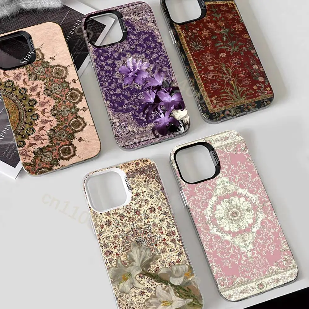 Persian Carpet Floral Pattern Arab Phone Case For iPhone 17,16,15,14,13,12,11,Pro,Max,Plus Shockproof Cover
Persian Carpet Floral Pattern Arab Phone Case For iPhone 17,16,15,14,13,12,11,Pro,Max,Plus Shockproof Cover