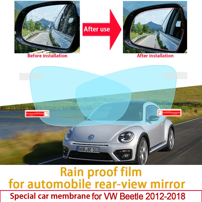 For Volkswagen VW Beetle Car Rearview Mirror Protective Film Anti Dazzle Waterproof Anti Fog Rainproof Film Car Accessories
For Volkswagen VW Beetle Car Rearview Mirror Protective Film Anti Dazzle Waterproof Anti Fog Rainproof Film Car Accessories