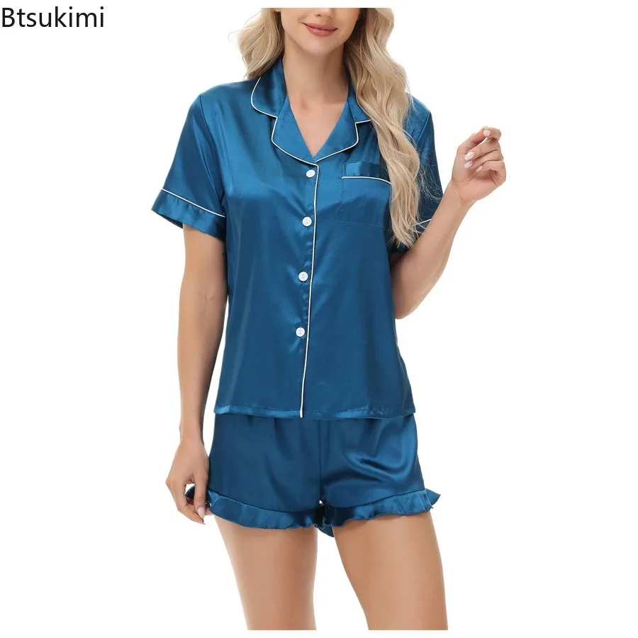 Женская элегантная пижама 2026: летний повседневный комплект из мягкой дышащей ткани для сна
Женская элегантная пижама 2026: летний повседневный комплект из мягкой дышащей ткани для сна