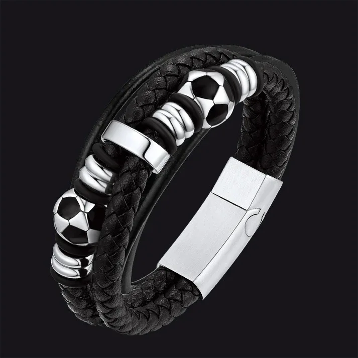 Men Multi-Layer PU Leather Braided Bracelet Magnetic Clasp Stainless Steel Vintage Personality Male Wrist Jewelry
Men Multi-Layer PU Leather Braided Bracelet Magnetic Clasp Stainless Steel Vintage Personality Male Wrist Jewelry