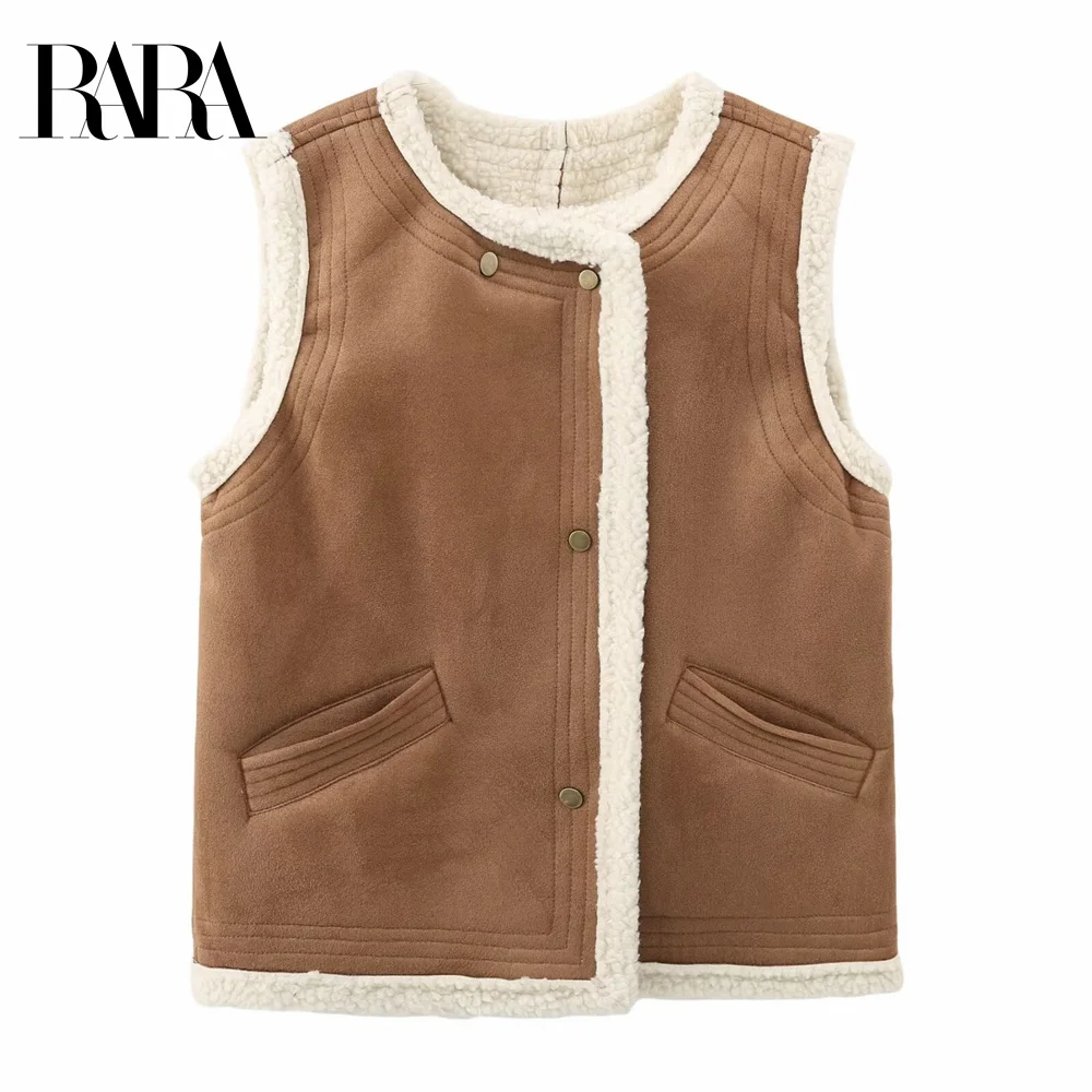 2025 RARA Spring New Women's High end Fur Integrated Fashion Simple Round Neck Sleeveless Warm Vest Top
2025 RARA Spring New Women's High end Fur Integrated Fashion Simple Round Neck Sleeveless Warm Vest Top
