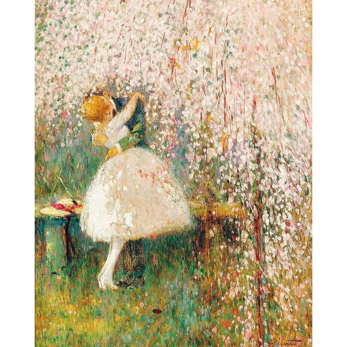 Hand painted high quality reproduction of Romance under the blossom tree by Georges Picard Modern wall dcor pictures
Hand painted high quality reproduction of Romance under the blossom tree by Georges Picard Modern wall dcor pictures