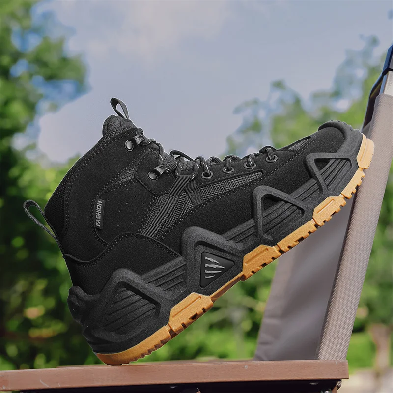 Мужские ботинки, новинка 2024, осенние высокие противоскользящие уличные повседневные ботинки, походные ботинки, мужские модные ботильоны, спортивные рабочие ботинки
Мужские ботинки, новинка 2024, осенние высокие противоскользящие уличные повседневные ботинки, походные ботинки, мужские модные ботильоны, спортивные рабочие ботинки