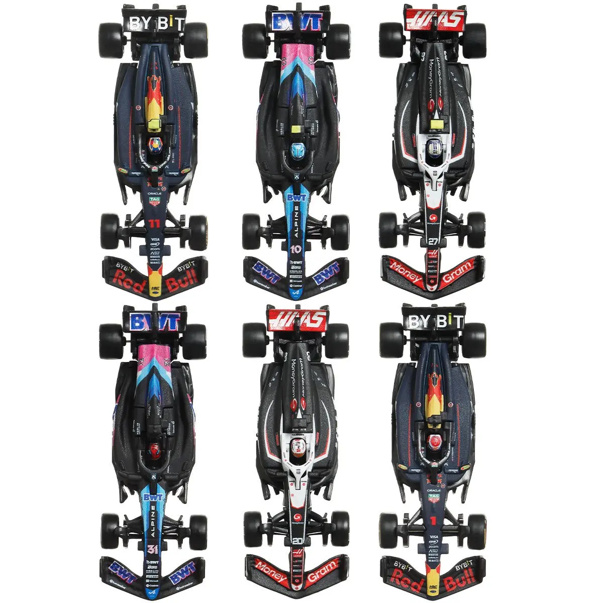 Hot Wheels 2025 F1 Racing Premium/Red Bull/Alpine and Haas F1 1:64 Scale Die-Cast Cars Limited Edition
Hot Wheels 2025 F1 Racing Premium/Red Bull/Alpine and Haas F1 1:64 Scale Die-Cast Cars Limited Edition