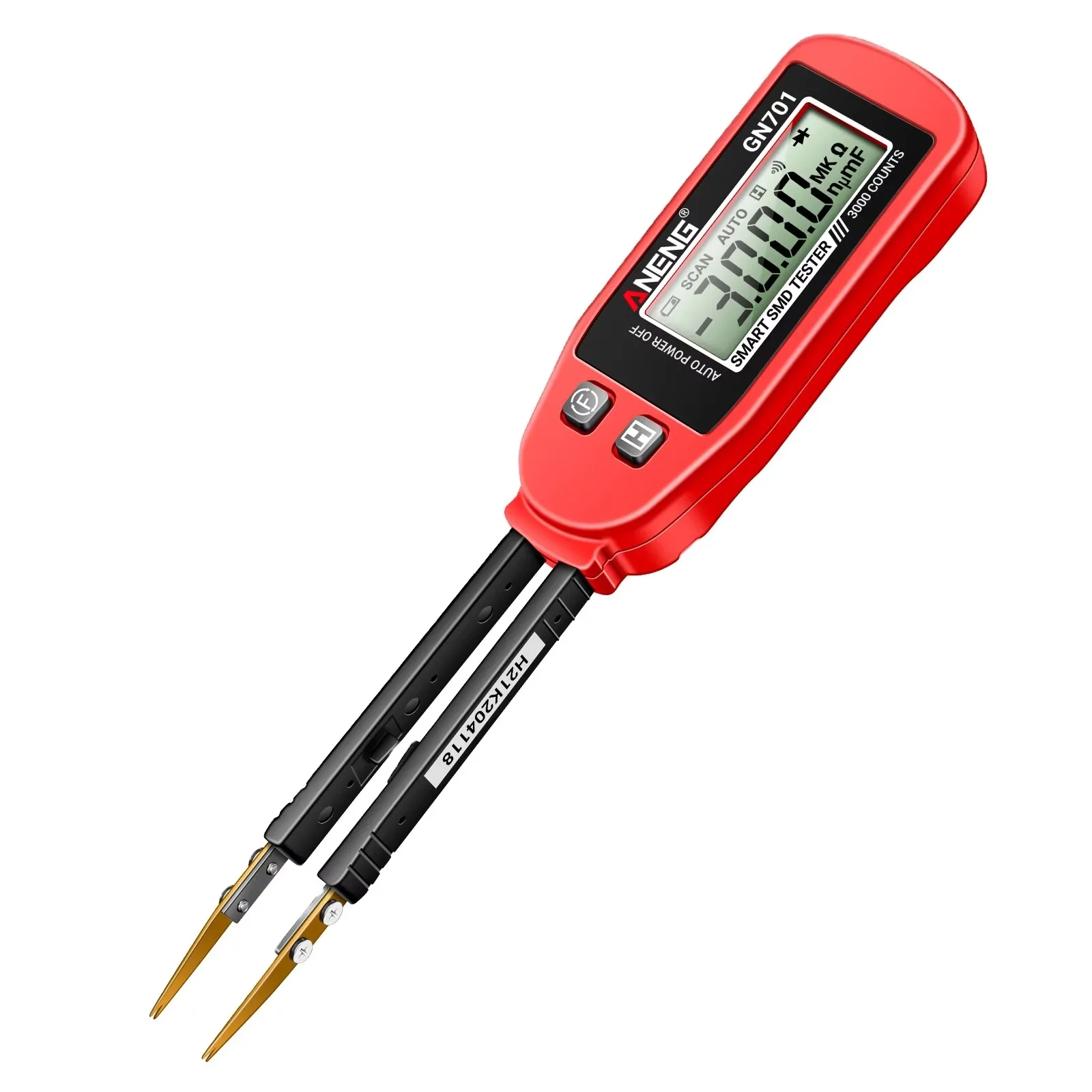 ANENG GN701 цифровой умный тестер SMD электрический мультиметр сопротивление емкость непрерывности диодный измеритель инструменты для электрика
ANENG GN701 цифровой умный тестер SMD электрический мультиметр сопротивление емкость непрерывности диодный измеритель инструменты для электрика