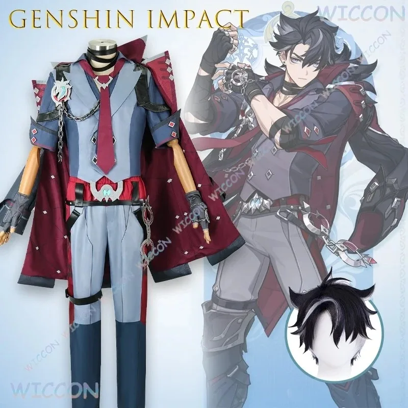asdh8@Fontaine Judge Outfit Game Genshin Impact Wriothesley Cosplay Costume Anime Cospaly Male Character Halloween Party Convent
asdh8@Fontaine Judge Outfit Game Genshin Impact Wriothesley Cosplay Costume Anime Cospaly Male Character Halloween Party Convent
