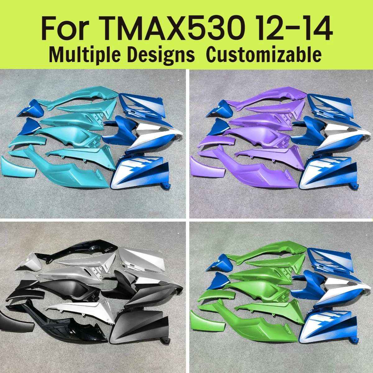 For Yamaha TMAX530 2012 2013 2014 Motorcycle Fairings T-MAX530 12-14 ABS Injection Accessory Fairing Bodywork Kit
For Yamaha TMAX530 2012 2013 2014 Motorcycle Fairings T-MAX530 12-14 ABS Injection Accessory Fairing Bodywork Kit