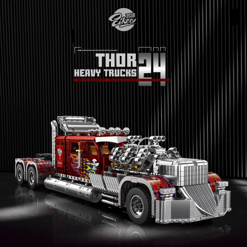 Thunder God of Strange Beginnings24American Truck Container Tractor Model Extra Large Puzzle Assembly Remote Control Engineering
Thunder God of Strange Beginnings24American Truck Container Tractor Model Extra Large Puzzle Assembly Remote Control Engineering