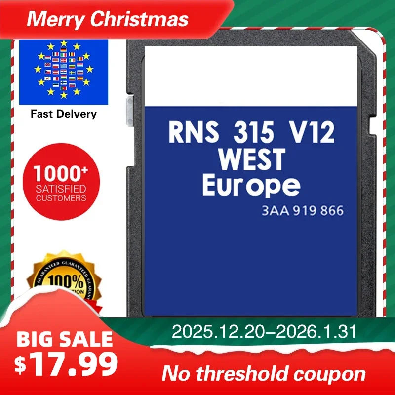 Navigation for VW Europe West SD Card Sat Nav V12 RNS 310 Unit with Anti Fog Reaview Stickers
Navigation for VW Europe West SD Card Sat Nav V12 RNS 310 Unit with Anti Fog Reaview Stickers