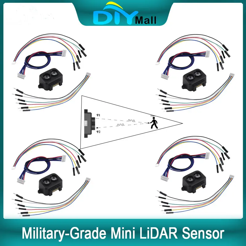 Датчик TF-Luna LiDAR, высокоскоростной интерфейс UART/I2C с диапазоном 0,2–8 м для Arduino/Pixhawk, защита 5 В постоянного тока IP42
Датчик TF-Luna LiDAR, высокоскоростной интерфейс UART/I2C с диапазоном 0,2–8 м для Arduino/Pixhawk, защита 5 В постоянного тока IP42