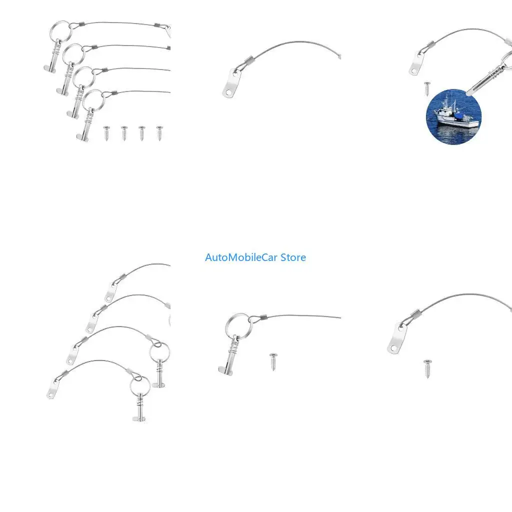 G8TE Marine Grade Stainless Steel 316 Quick Release Pins for Ship Outfitting 4 Pack
G8TE Marine Grade Stainless Steel 316 Quick Release Pins for Ship Outfitting 4 Pack