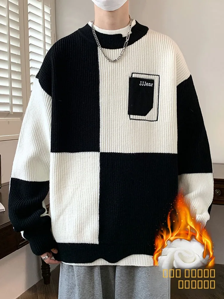 Thiened Fce Knitted Sweater Fake Two-Piece Set for Boys Teenagers 3-5 Years Old Middle School Students Autumn Winter Wear
Thiened Fce Knitted Sweater Fake Two-Piece Set for Boys Teenagers 3-5 Years Old Middle School Students Autumn Winter Wear