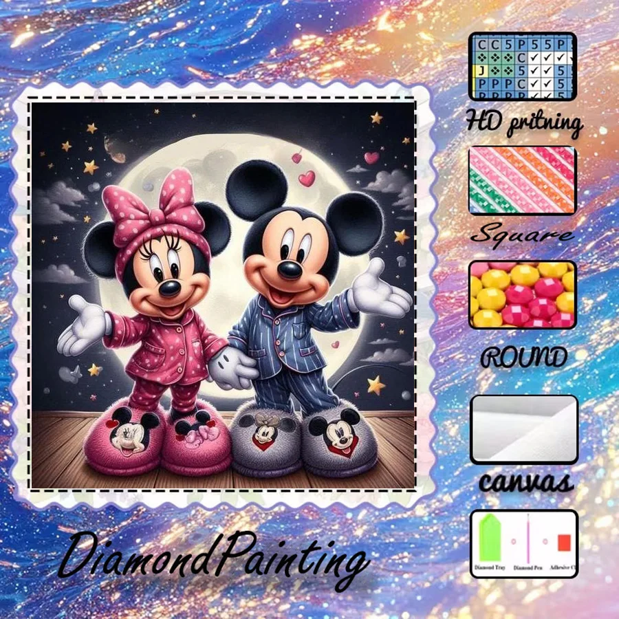 1 piece - Potdemiel-5D-DIY - Flocking cloth - Special drill - Diamond painting set - Cartoon couple - Diamond art
1 piece - Potdemiel-5D-DIY - Flocking cloth - Special drill - Diamond painting set - Cartoon couple - Diamond art