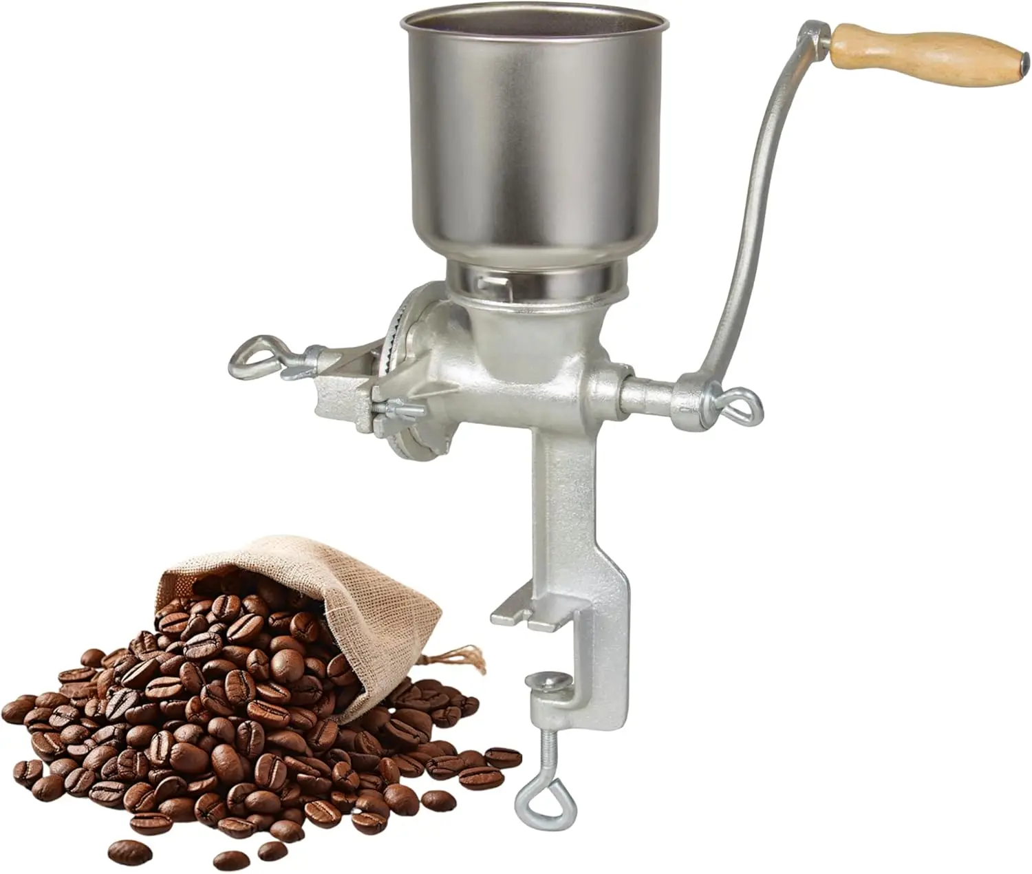 Heavy Duty Manual Grain Mill for Coffee, Wheat & More - Adjustable Grinding, Easy Clean
Heavy Duty Manual Grain Mill for Coffee, Wheat & More - Adjustable Grinding, Easy Clean