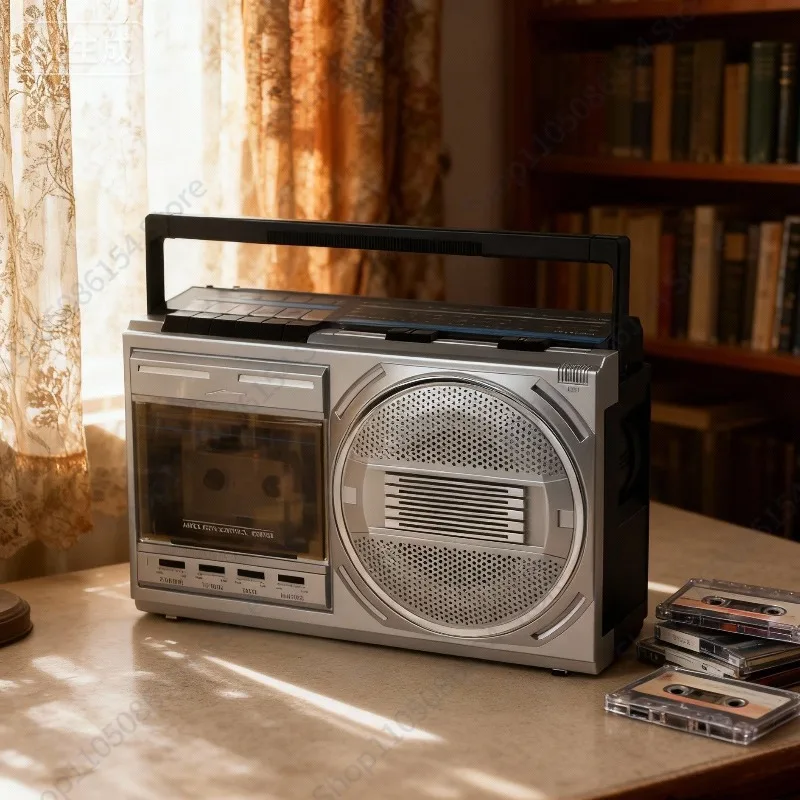 Classic Nostalgic Tape Drive Cassette Machine FM Medium Wave USB with Bluetooth Microphone Card
Classic Nostalgic Tape Drive Cassette Machine FM Medium Wave USB with Bluetooth Microphone Card
